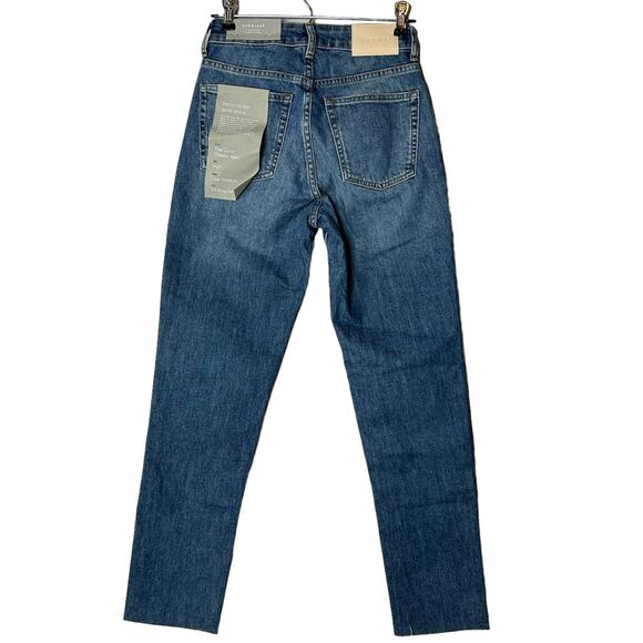 Everlane The Curvy Cheeky Jean Blue Organic Cotton Women's 23 Regular NWT - Picture 5 of 12